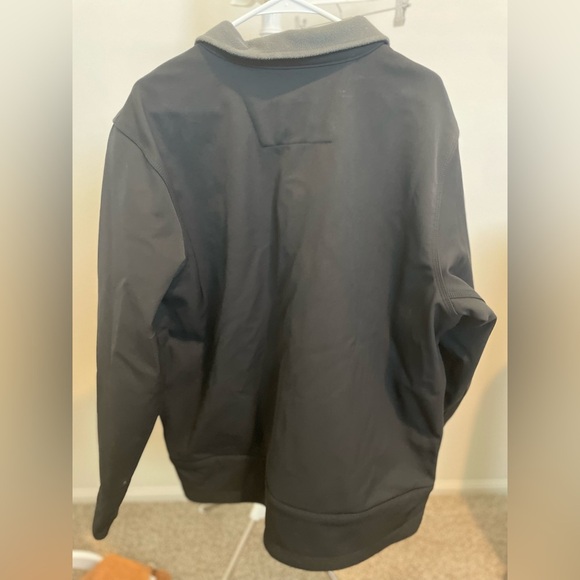 Carhartt Black Softshell Jacket with Gray Accents - Picture 3 of 4